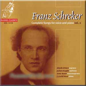 Cover Schreker Lieder Vol. 2